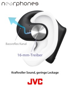 Casti wireless JVC HA-NP35T-B Open Ear Design IPX4 17 ore autonomie Bluetooth 51 Negru - Img 5
