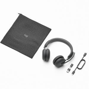 Casti wireless Logitech Zone 2 cu ANC hibrid certificare Microsoft Teams grafit - Img 9