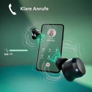 Casti wireless Philips TAT1209 True Wireless Bluetooth Alb Sunet natural si bass dinamic - Img 8