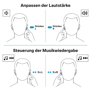 Casti wireless Sennheiser ACCENTUM Open Earbuds Design open-ear Bluetooth 28h autonomie IPX4 Cream - Img 9