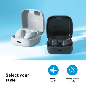 Casti wireless Sennheiser Accentum True Wireless Earbuds Alb ANC 28 ore autonomie - Img 6
