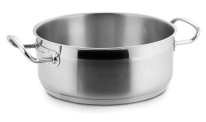 Castron Bratentopf Lacor Eco-Chef, 40 cm, Inox, Fara Capac