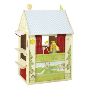 Casuta de joaca pentru copii Roba Spielhaus, 4 laturi interactive, accesorii incluse - Img 3