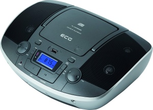 CD-Radio ECG CDR 1000 U Titan cu USB, FM, Control de la Distanta, Gri-Silver - Img 1