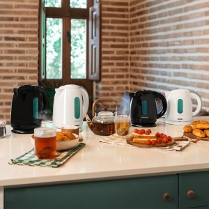 Ceainic Cecotec, capacitate 1,7 L, Thermosense 180 Alb, 2200 W, Incalzire rapida, Filtru anticalcar, Fara BPA si alte toxine, Baza cu rotatie 360o, Recipient fara fir - Img 3