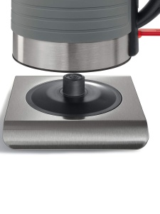 Ceainic fara fir Bosch TWK7S05, oprire automata, protectie la supraincalzire, oprire automata a aburului, curatare usoara, 1,7 L, 2200 W, negru/gri - Img 6