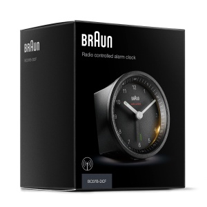 Ceas de perete Braun BC07B-DCF, negru, cu alarma crescatoare si functie snooze - Img 6