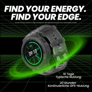 Ceas inteligent Amazfit Active Edge Verde, GPS, 16 zile autonomie - Img 5