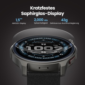 Ceas inteligent Amazfit Balance 2, 47mm, display AMOLED, 21 zile autonomie - Img 2