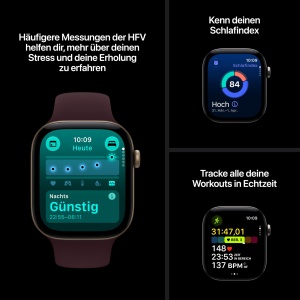 Ceas inteligent Apple Watch Series 12 GPS, 42 mm, aluminiu negru - Img 5