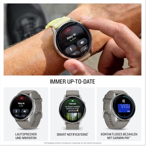 Ceas inteligent Garmin Venu 4, 45mm, AMOLED, 12 zile autonomie, 80 sporturi - Img 4
