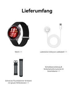 Ceas inteligent HUAWEI Watch GT Runner 2, GPS, 1,32 AMOLED, Negru - Img 8