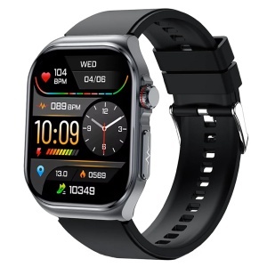 Ceas inteligent Knauermann PRO 3 Fan Edition, gri, cu EKG, SOS si Bluetooth - Img 2