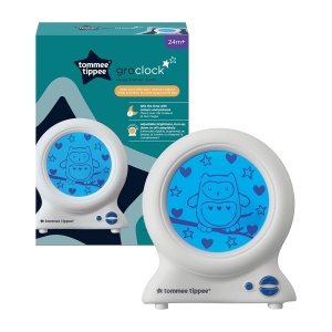Ceas inteligent Tommee Tippee Groclock, cu USB, cu lumina de noapte, pentru copii - Img 2