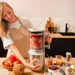 Cecotec Stand Mixer Grand Katana 2700MAX Total Destroy W. Putere maxima 2700W, tehnologie contra-rotativa, cutit cu 8 lame cu acoperire din titan negru, ulcior termorezistent 1.8L - Img 4
