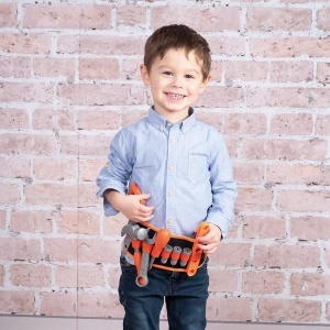 Centura de unelte Smoby BlackDecker cu 14 accesorii, ajustabila, pentru copii - Img 3