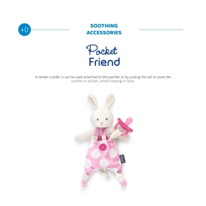 Chicco 00008012100000 Pocket Friend, Fata, roz, 1 bucata (1 pachet) - Img 2