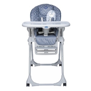 Chicco Polly Easy Scaun inalt si balansoar pentru bebelusi cu inaltime si suport pentru picioare reglabile 4 roti inchidere compacta de la 6 luni la 3 - Img 2