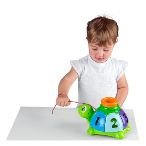 Chicco Sorting Turtle to Grow, 5 bile colorate, colorat, 1-4 ani - Img 4