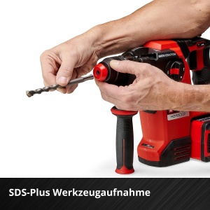 Ciocan rotopercutor cu acumulator Einhell Herocco 36/28 Power X-Change (Twin-Pack, gaurire/gaurire cu percutie/daltuire cu/fara fixare, 3,2 Joule, fara perii, SDS+, incl. E-Box, fara baterie/incarcator) - Img 10