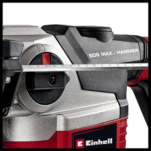 Ciocan rotopercutor Einhell TE-RH 38 3F (1050 W, forta de impact 9 J, montare SDS-Max, opritor de adancime de gaurire din metal, capacitate de gaurire 38 mm in beton, incl. carcasa) - Img 8