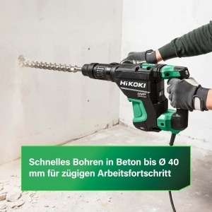 Ciocan rotopercutor HiKOKI DH40MEY2, 1150W, 9,2J, SDS-max - Img 6