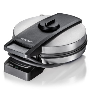 Cloer 1898XL Waffle Iron Professional, acoperire dubla rezistenta la zahar, potrivita pentru uz comercial, XL Heart Waffle 19,5 cm O 1200 W - Img 4