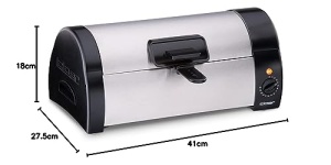 Cloer 3080 Bread Roll Baker pentru coacere chifle, prajituri sau particule de drojdie 570 W, carcasa din otel inoxidabil mat - Img 8