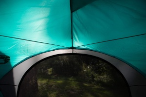 Coleman Event Dome Pavilion cort de petrecere stabil cu stalpi de otel protectie solara SPF 50 plus, albastru, XL, 2000025128 - Img 8