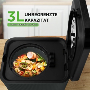 Composter electric NutriChef, 3 litri, compact, cu filtru fara miros - Img 6