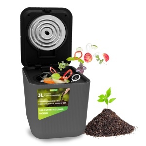 Composter Electric Nutrichef 3L, Design Compact, Filtru Antioxidant