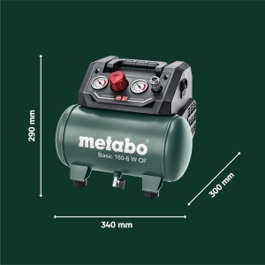 Compresor de aer Metabo Basic 160-6 W OF, 6 l, portabil, putere mare - Img 5