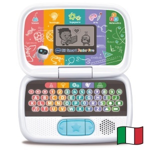 Computer interactiv VTech Bit Smart Junior Pro, LCD animat, 5 moduri de joc