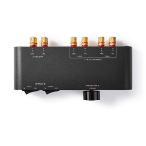 Comutator boxa Nedis 2 canale cu volum reglabil, 60W, 4-16 Ohm, Negru - Img 5