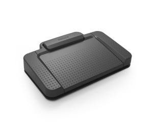 Comutator de picior USB Philips ACC2310, derulare inapoi cu 3 pedale, derulare rapida inainte, redare, plug and play, fara software, antracit - Img 5