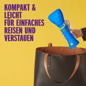 Conair Power Steam Travel Dampfglatter compact abur puternic albastru - Img 2