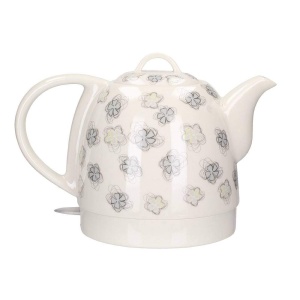 CONCEPT Electrocasnice RK0010ne Ceainic ceramic, design unic, design floral atractiv, 1 l, alb, 1100 W - Img 3