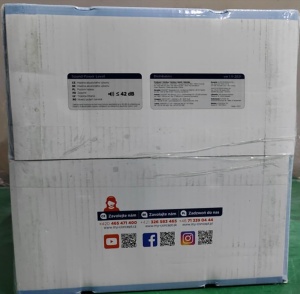 Concept OV2012 Dezumidificator cu purificator de aer Control tactil de 210 wati Sistem de filtrare cvadrupla Filtru de ionizare cu carbune activ Filtru de praf Temporizator 4 moduri de functionare Control prin aplicatie 45 dB - Img 6