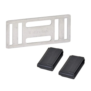 Conector banda Kerbl 442001 din otel inoxidabil pentru benzi de 20mm, 5 bucati