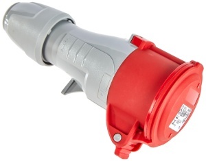 Conector electric CEE Legrand 16A 4-polig rosu, IP44, IK09 - Img 2