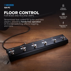 Controler de picior BOSS GA-FC, 6 butoane, control amplificatoare Roland - Img 2