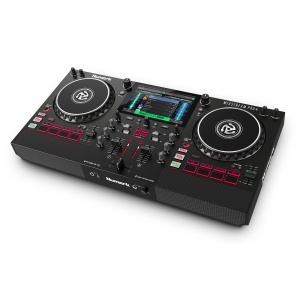 Controller DJ autonom Numark Mixstream Pro, cu difuzoare integrate, touchscreen 7