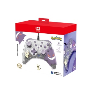 Controller Hori HORIPAD Turbo Gengar si Mimigma pentru Nintendo Switch Design Pokemon Cablu Licenta Oficiala
