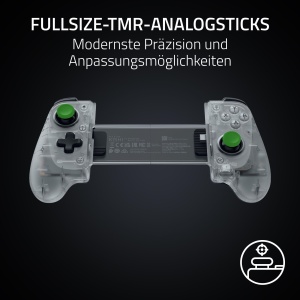 Controller mobil Razer Kishi V3 Phantom White pentru iPhone si Android, USB-C, Anti-Drift - Img 4