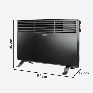 Convector BLACKDECKER BXCSH1800E, 1800 W, IP24, Negru - Img 7