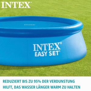 Coperta solara Intex pentru piscina Easy Set 244 cm, diametru 206 cm, grosime 120 microni - Img 5