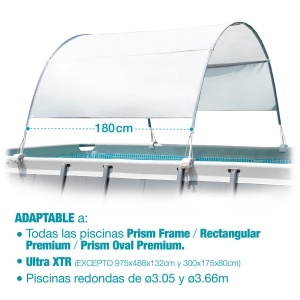 Copertina pentru piscina rectangulara de 9FT si mai mica - Intex - Img 6