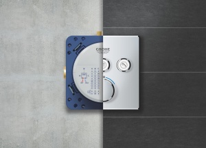 Corpul de instalatie GROHE Rapido SmartBox, universal, 2 intrari, 75-105 mm - Img 5