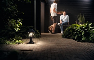 Corpuri de iluminat Philips Alpenglow pentru exterior, priza E27, rezistente la apa, negru, IP44 rezistente la intemperii - Img 4
