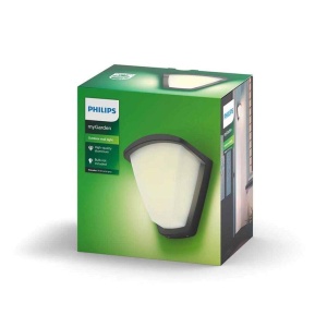 Corpuri de perete de exterior Philips Kiskadee, priza E27, rezistente la apa, antracit, IP44, rezistente la intemperii - Img 5